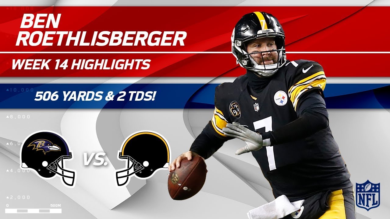 Ben Roethlisberger Goes 44 for 66 w/ 506 Yards Passing!