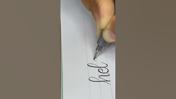 Hello in Calligraphy | Satisfying Brush Pen Art