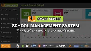 smart School Management system v4.1.0 PHP