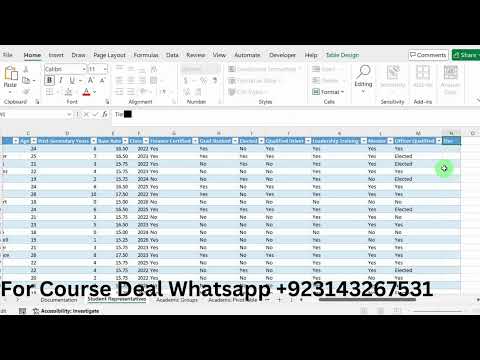 Excel Module 7