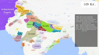 Mahajanapadas 610-330 BCE : Interactive History ( Every Year ) महाजनपद