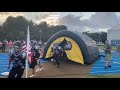 Lcm football team enters field on military appreciation night