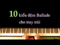 Tự học piano solo/cover - Điệu Ballade: 10 kiểu đệm tay trái