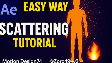 After Effects CC Scatter Effect Tutorial | Easy Way For Beginners (Motion Design74)