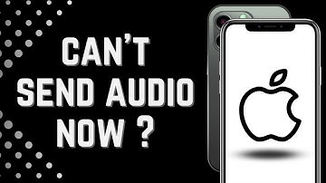FIX Cannot Send Audio Messages At This Time iPhone | iOS 16