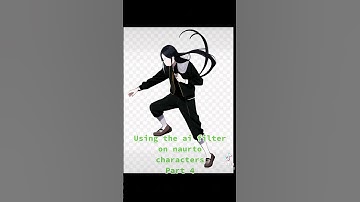 Using the ai filter on Naruto characters (part 4) #short