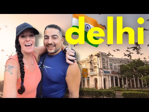 INDIA the KIND LOCALS helped us out?!?  🇮🇳 Our FIRST HECTIC days in New Delhi!