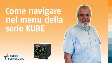 KUBE Series by Ascon Tecnologic: menu navigation