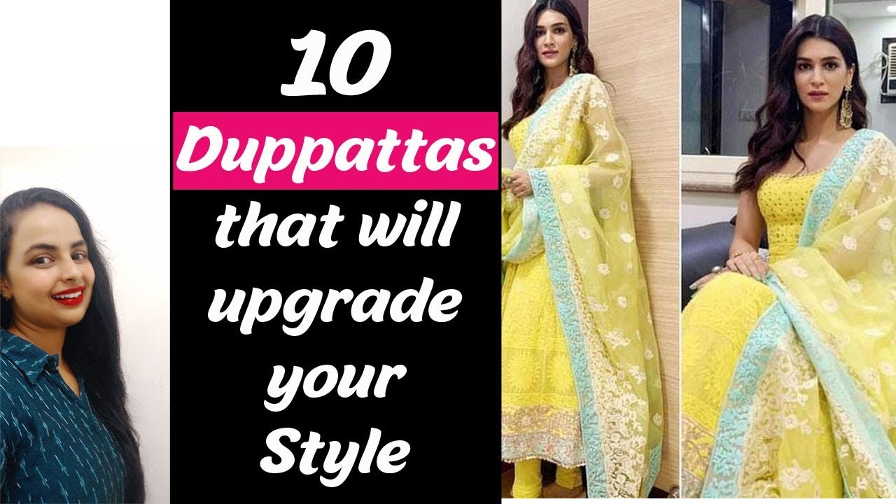 Duppattas in trend/ 10 Duppattas to pair with plain or partywear suits