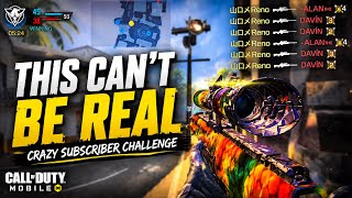 🤯Two Subscriber Challenges At The Same Time in COD Mobile… 