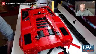 Building a Lego Lamborghini Countach