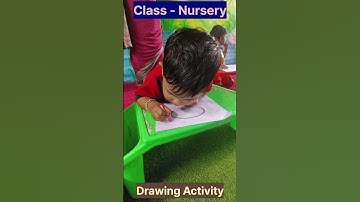 Class  Nursery Drawing Activity #activity #nursery #school #drawing