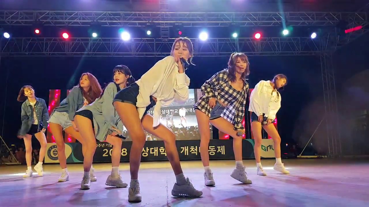 181017 AOA - Excuse Me + 사뿐사뿐 (경상대학교축제)