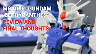 MG GP01 Gundam Zephyranthes Review and Final Thoughts #gundam #γ¬γ³γγ #gunpla