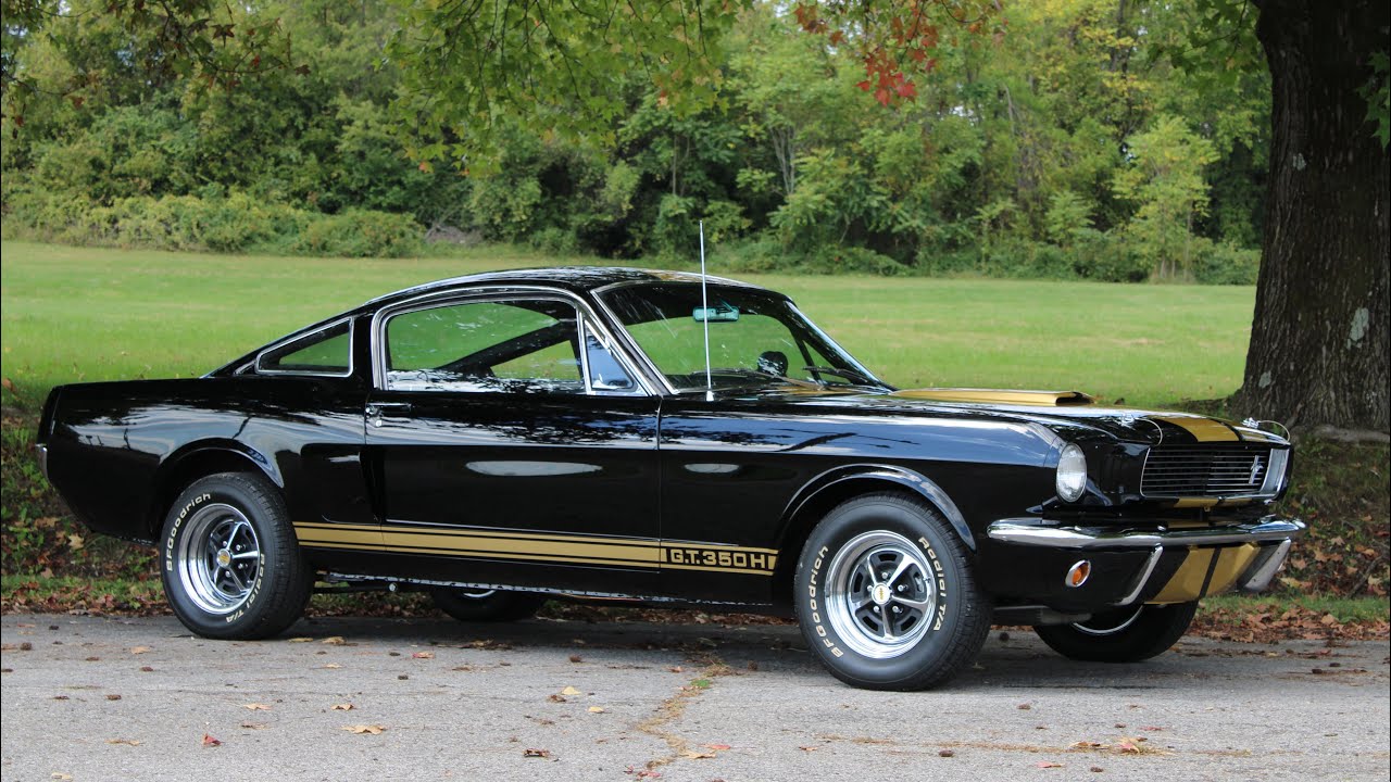 1966 Shelby GT350H - Black and Gold Hertz 4 Speed - YouTube