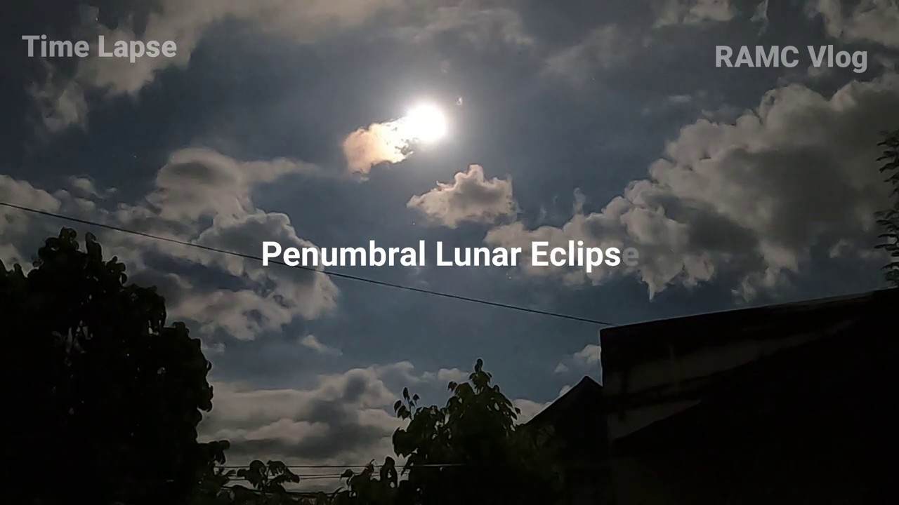 Penumbral Lunar Eclipse | June 6, 2020 | Time Lapse | RAMC Vlog - YouTube