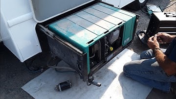 Cummins Onan 4000 generator Hood removal