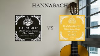 【クラシックギター弦ハナバッハ比較】Classical guitar strings （HANNABACH）comparison