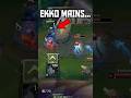 NEVER Count Out An Ekko Main...