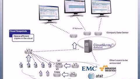 Cloud data snapshots. Addressing challenges disk to disk (D2D) vendors did not.