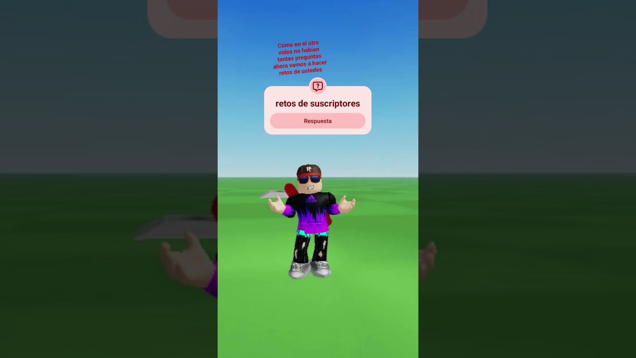 retos de suscriptores para el próximo video 