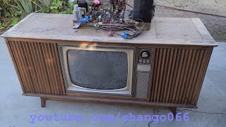 1965 Admiral Combo Color Television Stereo Phonograph Analysis Resurrection Pt1