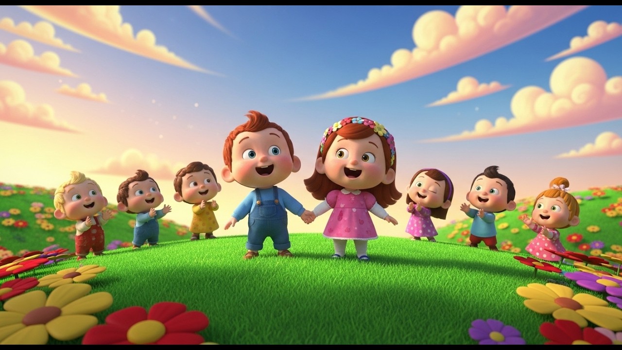 👦👧 Jack and Jill Nursery Rhyme Fun 🎵 Cute Sing Along Song for Babies ...