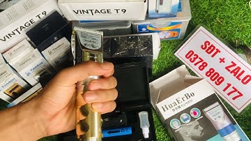 Tông Đơ Cắt Tóc Chuyên Nghiệp F10 / Tông Đơ Cắt Tóc Lưỡi Gốm Sứ Chạy Bằng Pin Sạc 