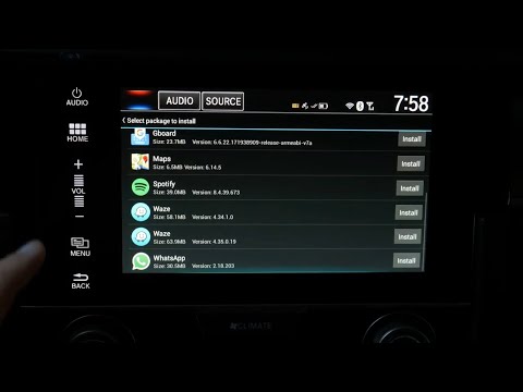 2016-18 Install Apps on your Honda Civic!