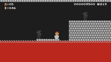 SUPER MARIO MAKER 2 (SWITCH) STORY MODE- DRY BONES SHELL BOATING