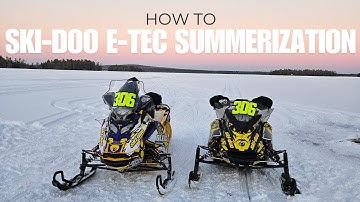 How To: Ski-Doo E-Tec Summerization | Summer Sled Prep