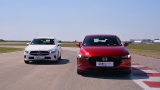 Mazda 3 vs Mercedes-Benz A-Class - test on track NAVAK