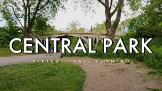 4K Virtual Run in Central Park, NYC, USA - Reservoir Loop