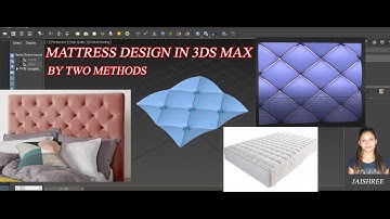 How to Design Mattress in 3Ds Max