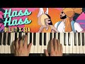 Diljit x Sia - Hass Hass (Piano Tutorial Lesson)