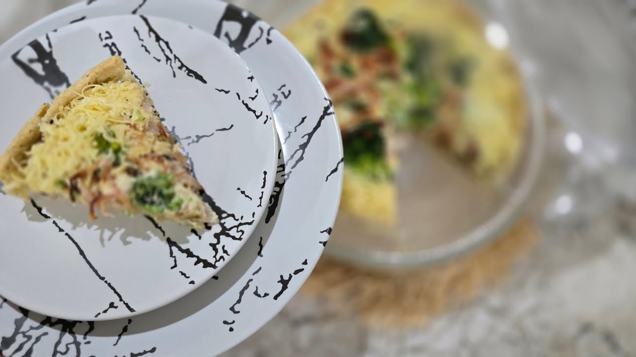 من المطبخ الفرنسي كيش بعجين ناجح وحشوة رائعة تستحق التجربة