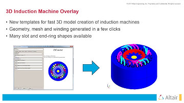 Flux12.3 3D Overlay for Induction Machines