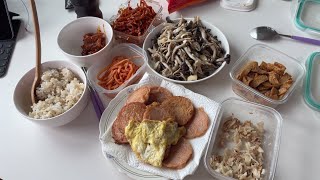 집밥 차려먹는 자취생의 집밥 기록 | 자취 브이로그 | 옛날 소시지, 계란밥, 새우파스타