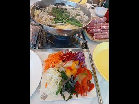 #new라니tv#샤브샤브#비가오니까#따뜻한국물요리#섬유질#야채가좋아~