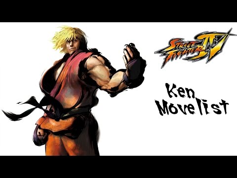 Street Fighter IV - Ken Move List