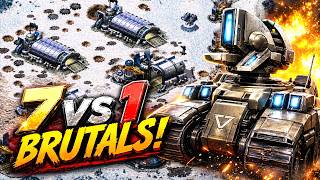 Red Alert 2 | Arctic Twist | (7 vs 1 + Superweapons)