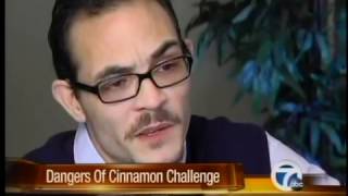 Girl talks about the Cinnamon Challenge