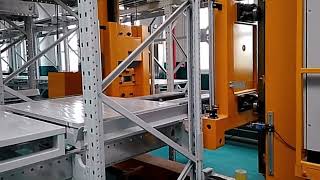 Stacker Crane Pallet Shuttle Rack ASRS Automated Storage And Retrieval System