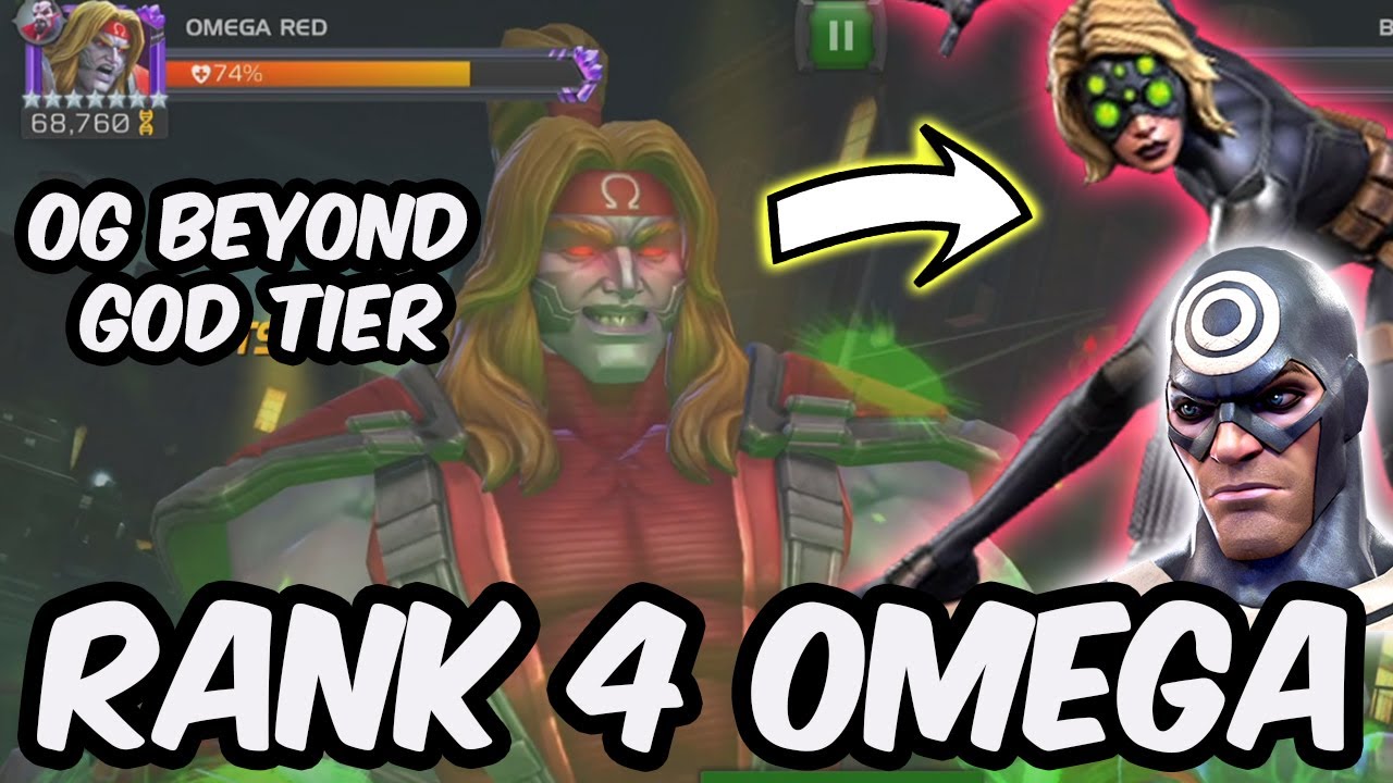 7 Star Rank 4 Omega Red - The OG Beyond God Tier Mutant - Marvel Contest of Champions