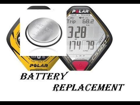 Polar CS500 Battery Replacement - YouTube