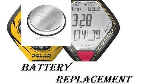 Polar CS500 Battery Replacement