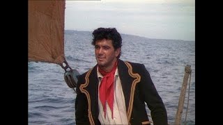 Rock Hudson - " Sea Devils "  Opening Credits & Scenes  - 1953