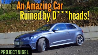 Audi S3 Test Drive  / Review: A High-Performance Car, Crashed &amp; Abused by Terrible Drivers. 