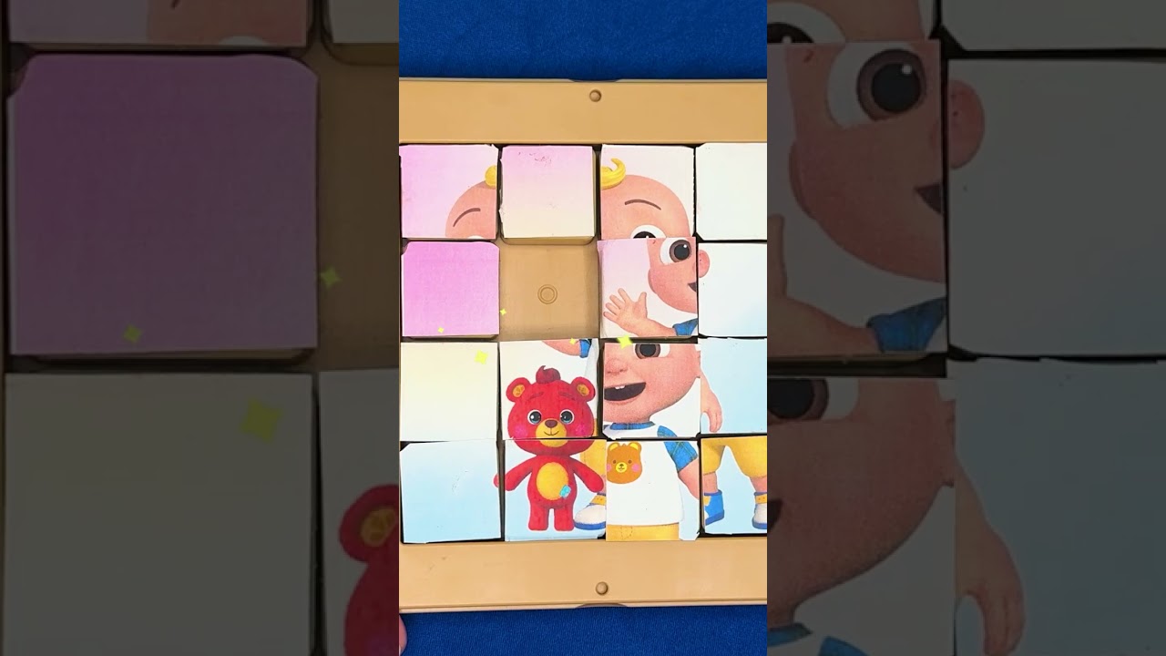 🧩 JJ和波霸熊的滑块拼图!| CoComelon 益智小游戏 🧸#shorts 縮圖