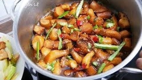 NẤM KHO TIÊU & Nấm xào Cà chua - Nấm Đùi Gà Kho - Món Chay - Món ăn giải ngán sau TẾT by Vanh Khuyên